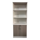 Cumpara ieftin Biblioteca de birou Armadi, Pako World, Alb-Sonoma, 80x40x200 cm