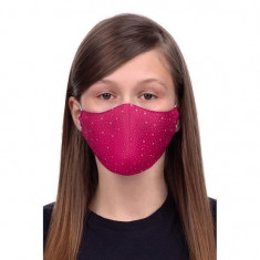 Masca Antipraf cu Membrana pentru Copii 8-12 Ani - iberry Face Mask Star Pink foto
