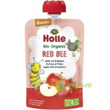 Piure pentru Copii cu Mere Rosii si Capsuni +8 Luni fara Zahar Ecologic/Bio 100g