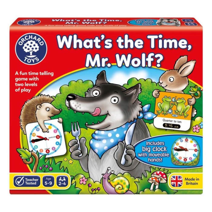 Joc de societate Cat Este Ceasul Domnule Lup WHAT&#039;S THE TIME MR WOLF