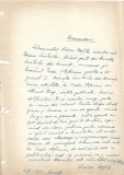 A3484N Viniciu Gafița, act scris și semnat olograf, 1972