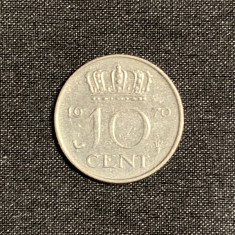 Moneda 10 cenți 1970 Olanda