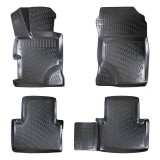 Covorase Auto Tip Tavita Cauciuc ALM Honda Civic FD 2012-2015 Negru, Margine Inalta, Fixare Podea