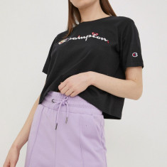 Fila pantaloni scurti femei, culoarea violet, neted, high waist