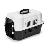 Cumpara ieftin Cusca Transport Animale SCP House, Sofia CONCEPT&reg;, Usa Metal, Calitate Premium, 58x37x37cm, Gray Stripe