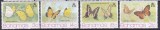 DB1 Bahamas 1975 Fauna Fluturi 4 v . MNH, Nestampilat