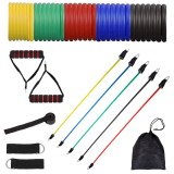 (DL) Set 5 benzi elastice fitness, diferite intensitati, 11 piese Household NewTrend