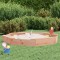 vidaXL Cutie de nisip cu scaune octogonale, lemn masiv douglas 825021