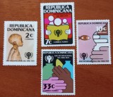 REP-DOMINICANA-1979-''ANUL INTERNATIONAL al C0PILULUI-Seria de 4v.-MNH-.Nestampilat-vezi-Scan