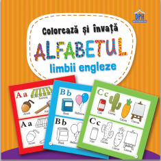 Coloreaza si invata alfabetul limbii engleze |