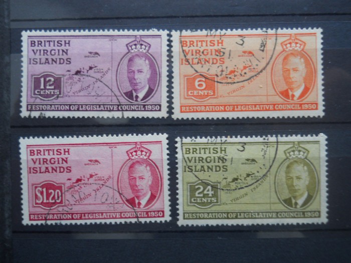 VIRGIN ISLANDS SERIE GEORGE VI