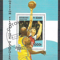 Benin 1996 Sport, Expo Olympics, perf. sheet, used AB.002