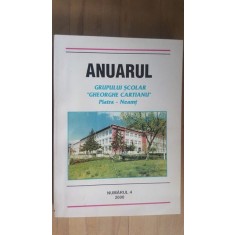 Anuarul grupului scolar &bdquo;Gheorghe Cartianu&rdquo; Piatra-Neamt