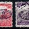 Romania 1919 Ocupatia Romana in Ungaria Debretin, Seceratori Cifre Albe, stampilate, cu sarniera. Cota Michel 160&euro;! RARE!