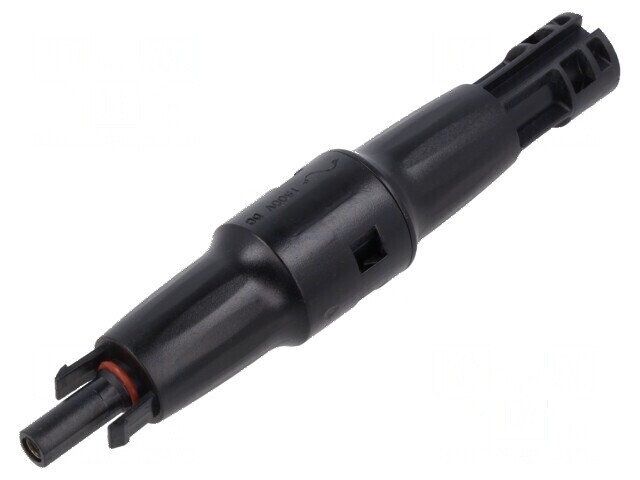 Conector solar tată drept 4-6mm2 crimpat mufă pe cablu 1kV