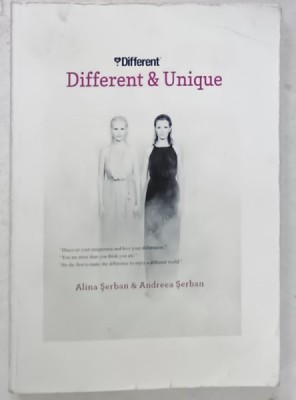 DIFFERENT and UNIQUE by ALINA SERBAN and ANDREEA SERBAN , PREZINTA URME DE UZURA foto