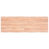 Cumpara ieftin Blat masa, 120x40x(2-4) cm, maro, lemn tratat contur organic