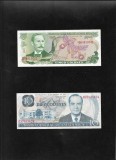 Set Bancnote Costa Rica 5 + 10 Colones - Colectie Numismatica