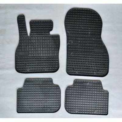 Set covorase auto din cauciuc pentru Mini Clubman 1 2007-2014, presuri RapidAuto, Negru ; COVORAS SOFER RUPT -VEZI POZE foto
