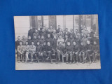 FOTOGRAFIE TIP CARTE POSTALA , CLASA VI-A , AMINTIRE DIN 1920