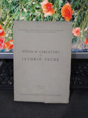 Studii ?i cercetari de istorie veche, anul III, 1952, Bucure?ti 1952, 177 foto