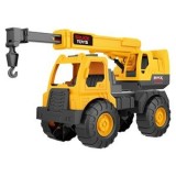 Macara de constructii cu brat extensibil si cabina rotativa, Galben, CMCLASS