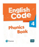 English Code 4. Phonics Book with Audio &amp; Video QR Code - Paperback brosat - *** - Pearson