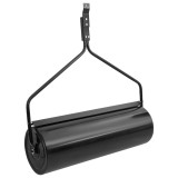 vidaXL Tăvălug pentru gazon de grădină, negru, 63 L, fier