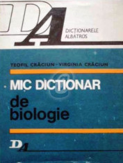 Mic dictionar de biologie foto