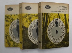 CONFESIUNI , VOLUMELE I - III de JEAN - JACQUES ROUSSEAU , 1969 *EXEMPLAR BROSAT foto