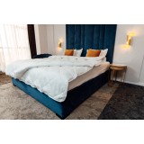 Pilota matlasata patru anotimpuri PureDream 4 Seasons Coneltex, dimensiuni 180x210 cm, dreptunghiulara, culoare alba, umplutura fibra siliconizata ant