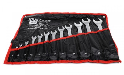Set chei drepte-inelare 12 elemente 6-32mm KraftDele KD10938 foto