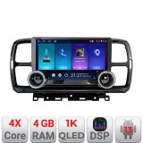 Navigatie Citroen C5 Aircross Edotec 4+64 10.5 inch Incell 1K android Wifi 5Ghz gps internet Kit-aircross