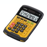 Calculator de birou Casio rezistent la apa si praf 12 digits portocaliu