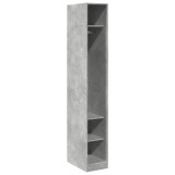Cumpara ieftin Sifonier, gri beton, 30x50x200 cm, lemn prelucrat