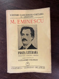 Mihai Eminescu Proza Literara (1943)