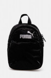 Puma rucsac femei, culoarea negru, mic, cu imprimeu, 90652