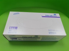 Manusi premium Hartmann Peha-soft, Nitril, nepudrate, albastru, S - 100 buc. foto
