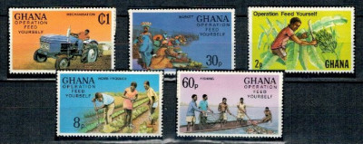 Ghana 1978 - Operation Feed Yourself, serie neuzata foto