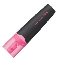 Textmarker Uni-ball Promark View USP-200 roz fluorescent foto