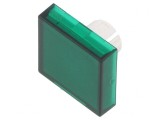 Lentilă Transparentă Verde pentru Buton 22mm
