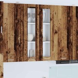 VidaXL Dulap suspendat Riga Lemn Vechi 60 x 31 x 100 cm Lemn compozit 884392