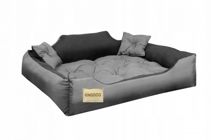 Canapea gri confortabilă Dog Lair 75x65 cm