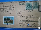 carte postala exceptionala , domnului Isidor Habermann -Charlottenburg , anul 1919