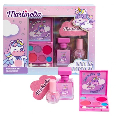 Set machiaj si parfum pentru fetite Little Unicorn, 12018, Martinelia foto