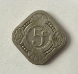 Olanda 5 Cents 1939 km # 153 moneda cupru nichel creanga de portocal, Europa, Cupru-Nichel