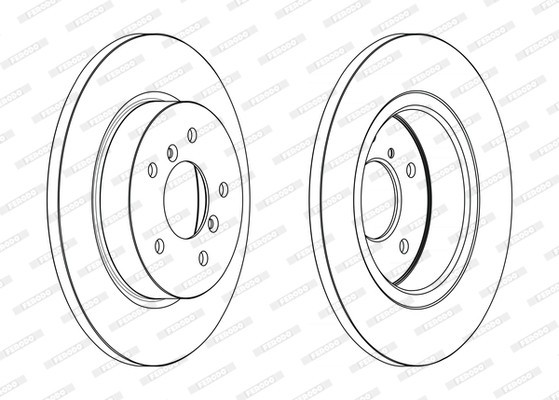 FERODO DDF2683C PREMIER Disc frana
