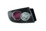 Stop spate, lampa Mazda 3 (Bk), 04.2006-07.2009, model: Sedan, montare spate, stanga, W21/5W+WY21W; lucas alb, reflector negru; fara soclu bec; exter
