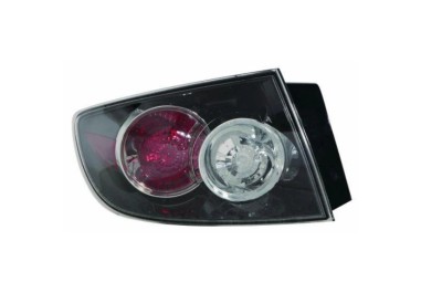 Stop spate, lampa Mazda 3 (Bk), 04.2006-07.2009, model: Sedan, montare spate, stanga, W21/5W+WY21W; lucas alb, reflector negru; fara soclu bec; exter foto