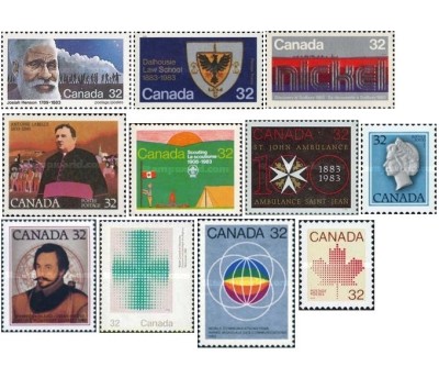 Canada 1983 - aniversari, neuzate foto
